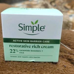 Simple Active Skin Barrier Care Cream