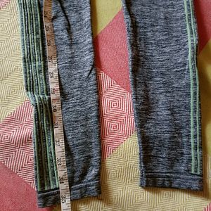 HRX Grey Active Wear Gym Leggings