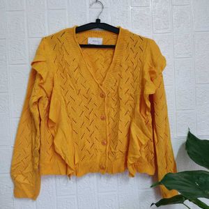 Price Drop Yellow Cardigan