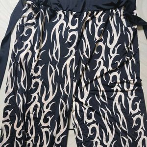 Abstract Printed Stretchable Trousers