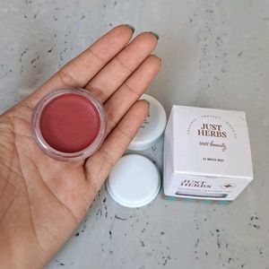 Just Herbs Lip And Cheek Tint Brick Red