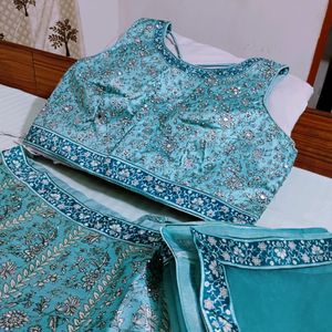 🩵✨Banarasi Silk Lehga✨🩵