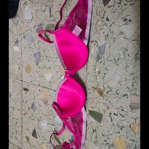 Pink Colour Bra