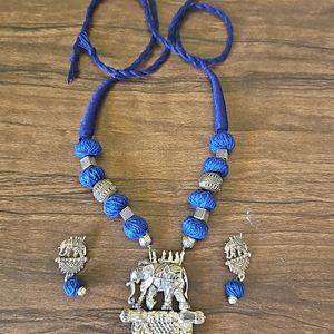 Blue Neckpiece New