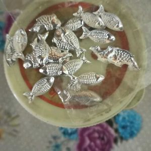 Silver Fish For Laxmi Pooja