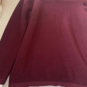 Kids Maroon Full Sleeves T shirt