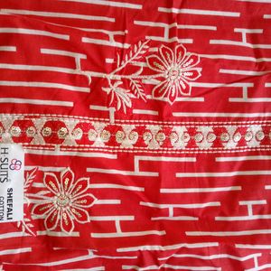 maching suit 5 MTR   with dupta