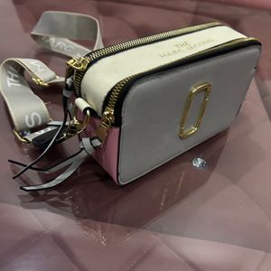 Marc JACOB GREY PINK CROSSBODY BAG