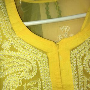 Chikankari Kurti With Inner