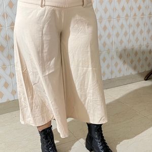 Beige Plazo Pant