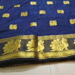 Beautiful Peacock Design Saree