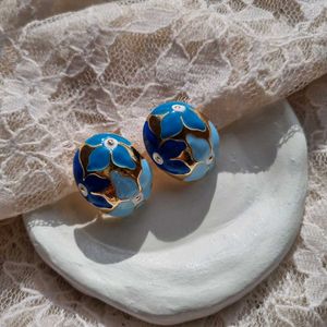 Italian Enamel Painted Studs