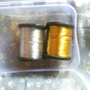 Golden And Silver Embroidery Thread 🧵