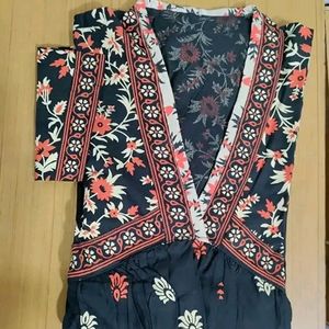 Stylish Red Rayon Kurta For Women 🥰