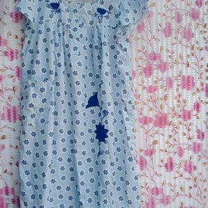 Cotton Korean Nighty for Summer