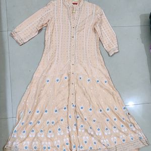 Peach Love Flared Kurta By W