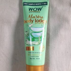 Wow Skin Science Aloe Vera Body Lotion Hydration