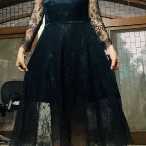 Floral Lace Long Dress