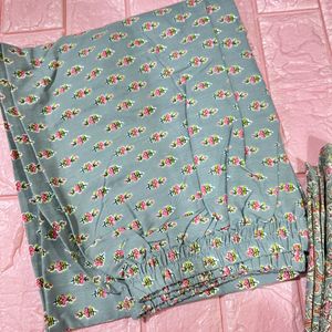 Cotton kurta pant set (Size-46)