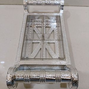 Traditional Silver Plated Dry Fruits Box