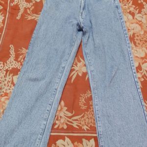 Light Blue Straight Fit Jeans