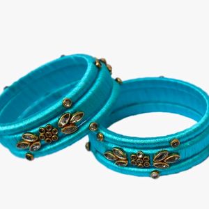 Silk Thread Bangles 🧵🦋