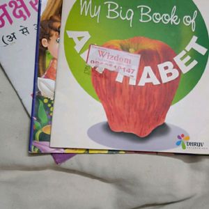 5 Kids Books Rhyme Alphabet story english hindi