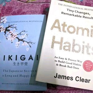 2 Books Combo IKIGAI AND ATOMIC HABITS