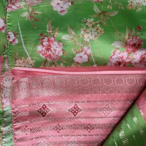 Chanderi Stripes Saree