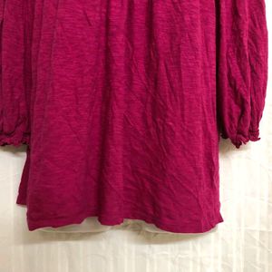 Knox Rose Off Shoulder Pink Top