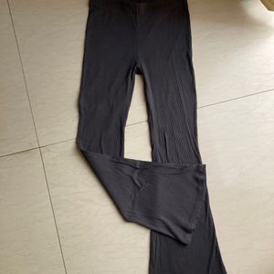 H&M Flared Ribbed Leggings For Women