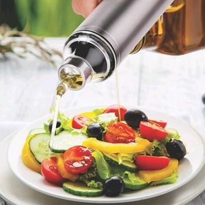 Crystal Stainless Steel Oil Pourer/Dispenser,1 Ltr