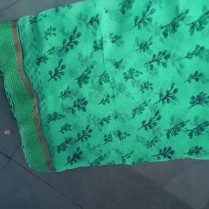 Saree With Unstitched Blouse...