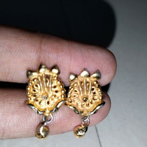 Gold Colour Earrings