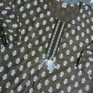 Pure Cotton New Beautiful Kurti