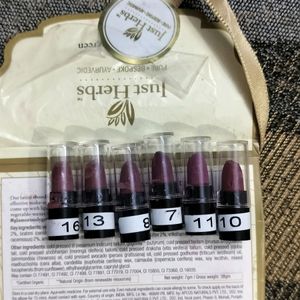 Just Herbs Trial Pack Lipsticks