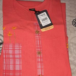 Peach Kurti