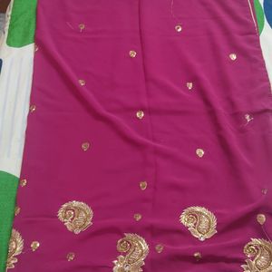 Beautiful Pink Saree Looks New