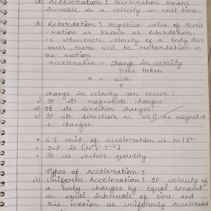 Handwritten Notes Class 12 Physics