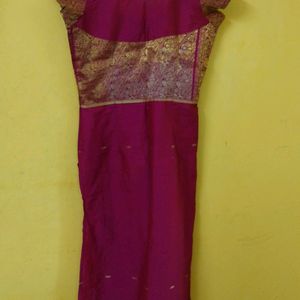 Stitched Top From Silk Saree