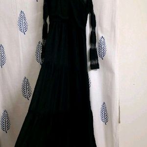 Women Black Colour Gown