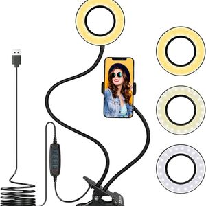 Selfie Ring Light with Adjustable Phone Holder