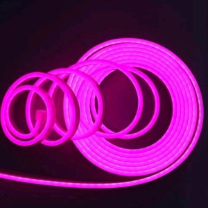 Led Neon Strip Light (Pink) 5 Metre