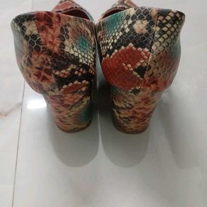 Snake Print Heel Bellies