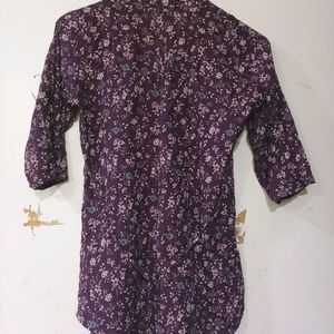 Floral Tunic With Belt