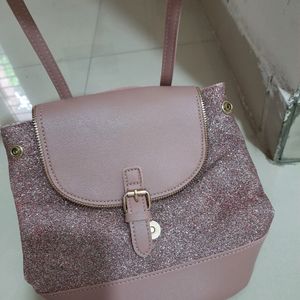 Sling Back Bag People Pink Shimmery