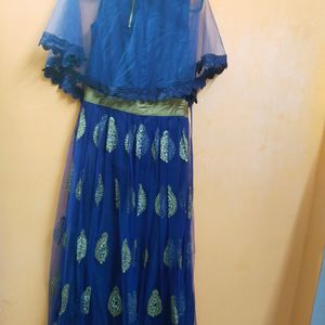 Gown With Shrug  For Party