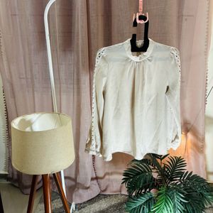 Beige Top Size M To L