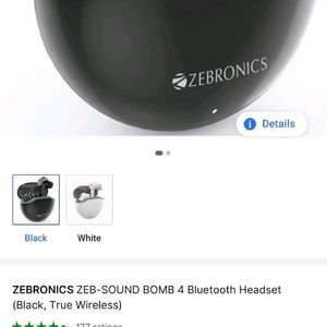 Zebronics Bluetooth Earbuds