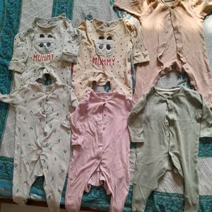 Combo Of 6 Unisex Romper